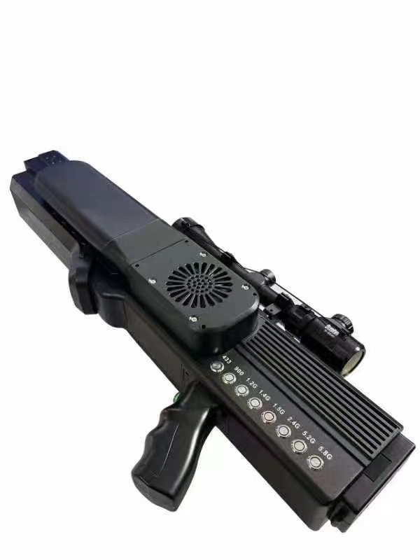  三门手持便携式枪型低空防御反制八通道